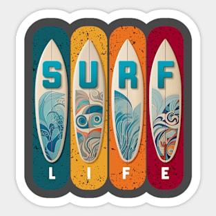 Surf Life Sticker